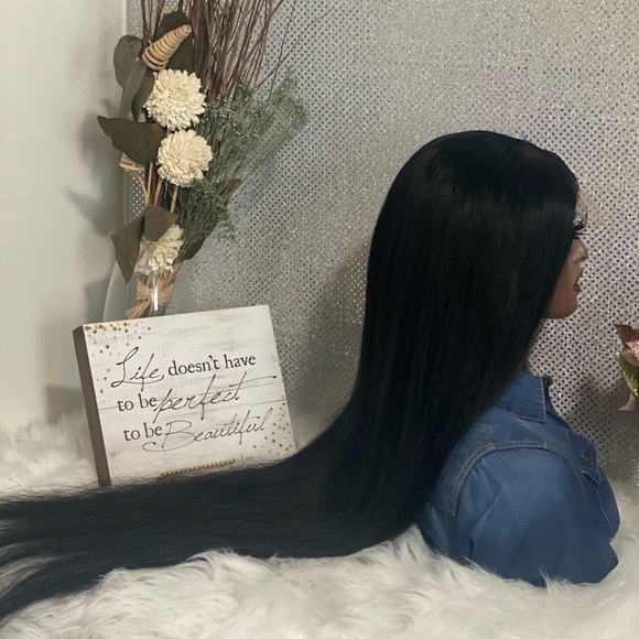 💎SOLD-OUT New 30” Lexus 100% Brazilian 4X5 HD Transparent 200% density Wig💎 - Picture 14 of 16